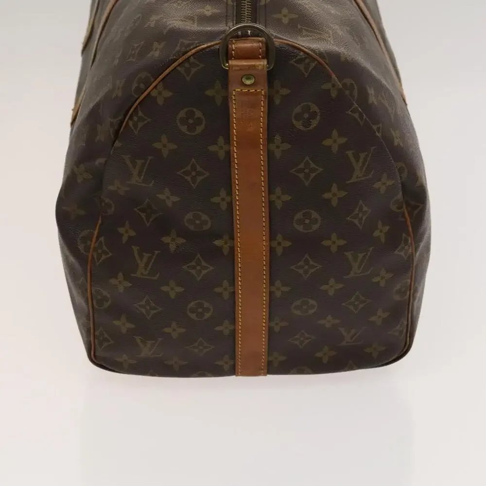 LOUIS VUITTON Monogram Keepall Bandouliere 55 Boston Bag M41414